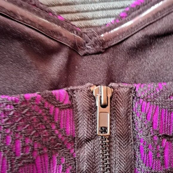 "City Triangles" Lace Strapless Mini Dress - Picture 4 of 5